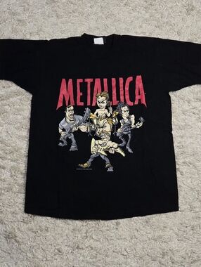 VTG 96' Metallica Artimonde Cartoon Tee XL